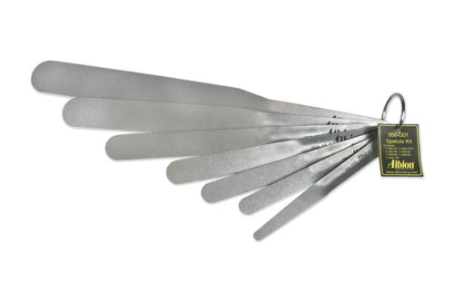 Albion 958-G01 7-Piece Streamline Caulk Spatula Set