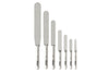 Albion 958-G01 7-Piece Streamline Caulk Spatula Set
