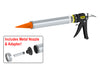 Albion DL-45-T17 20oz Special Deluxe Manual Bulk Gun w/ Orange Cone Nozzles