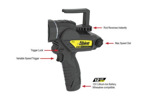 Albion E12S20 20oz Core Cordless Sausage Gun 12 Volt