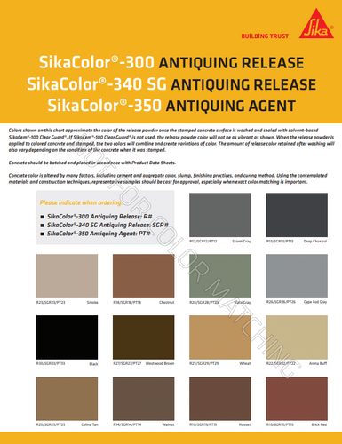 SikaColor - 350 Antiquing Agent (3lb Pail)