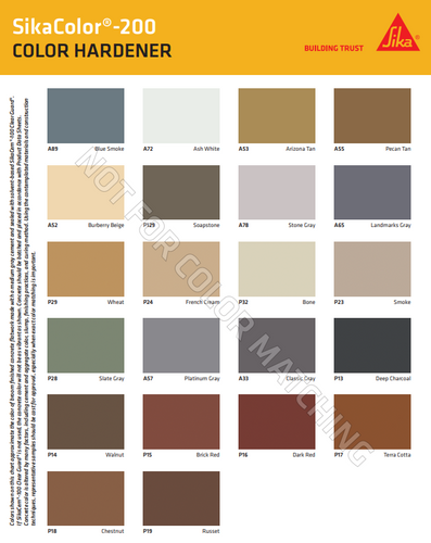 SikaColor - 200 Color Hardener (50lb Square Pale)