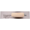 #MXS56 Finishing Trowel - High Carbon Steel - Curved Wood Handle