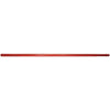 #RED700524 Red Powder-Coated Aluminum Swaged Round Section Handle